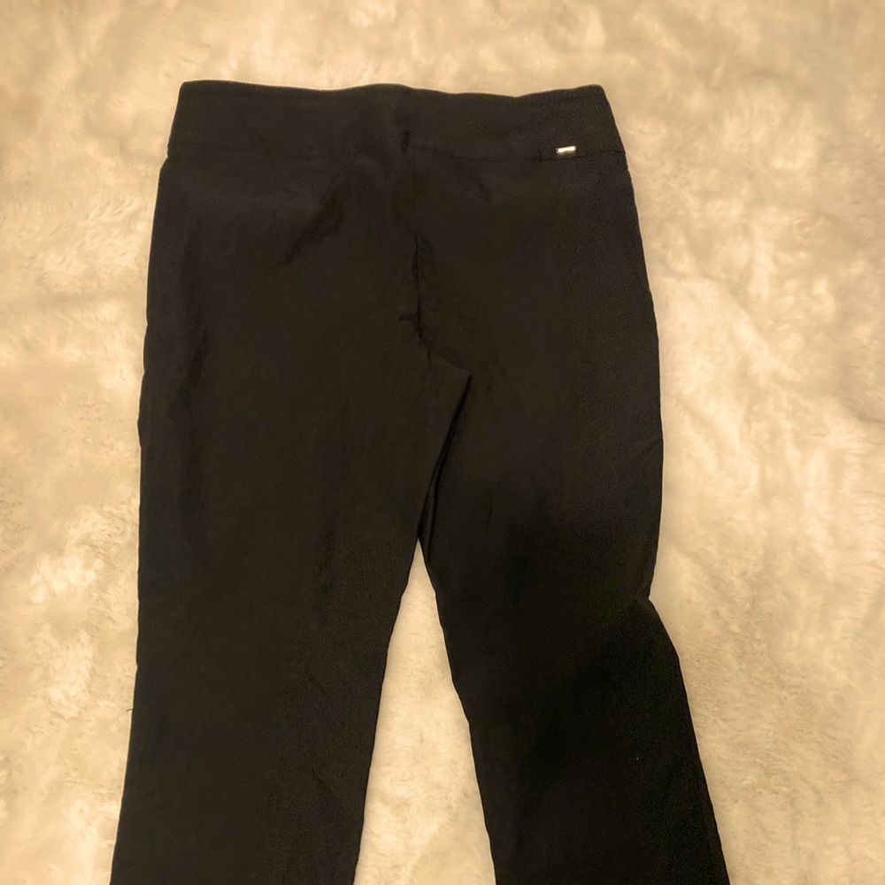 Black dress pant flare leg